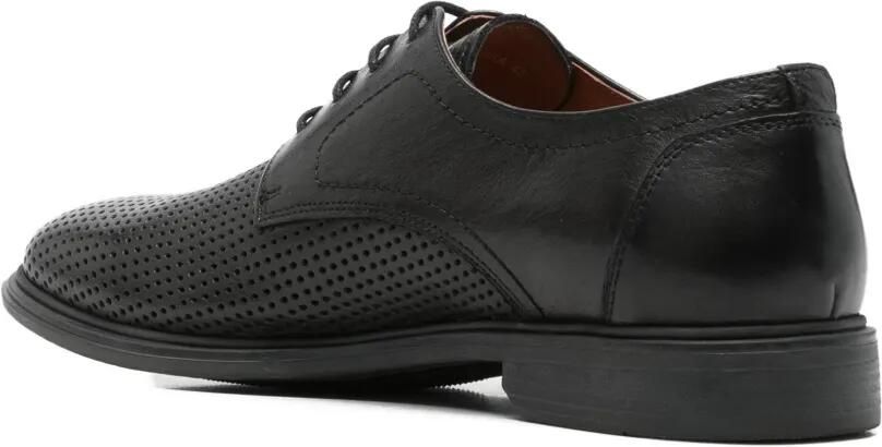 SERGIO MORETTI FIRENZE Geperforeerde veterschoenen Zwart - Foto 2
