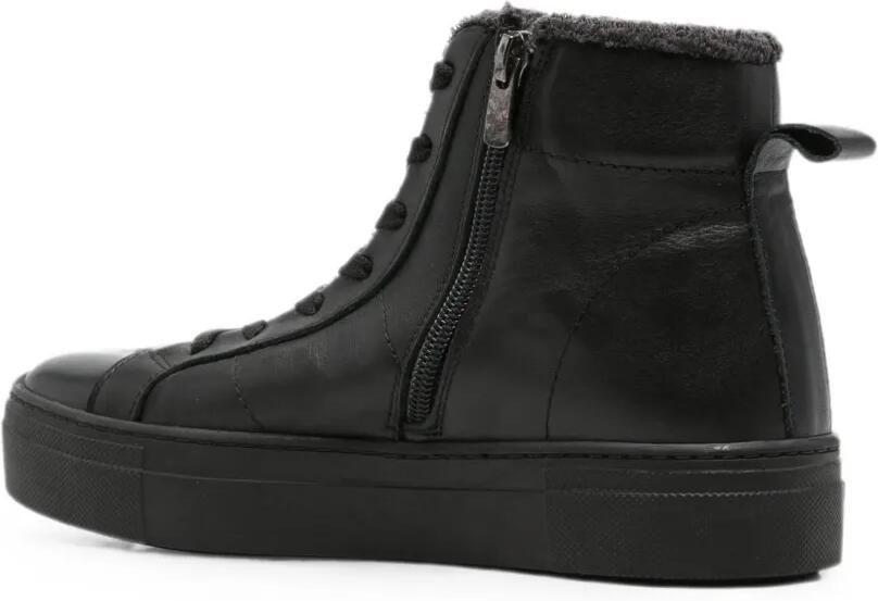 SERGIO MORETTI FIRENZE High-top sneakers met fleece voering Zwart - Foto 2