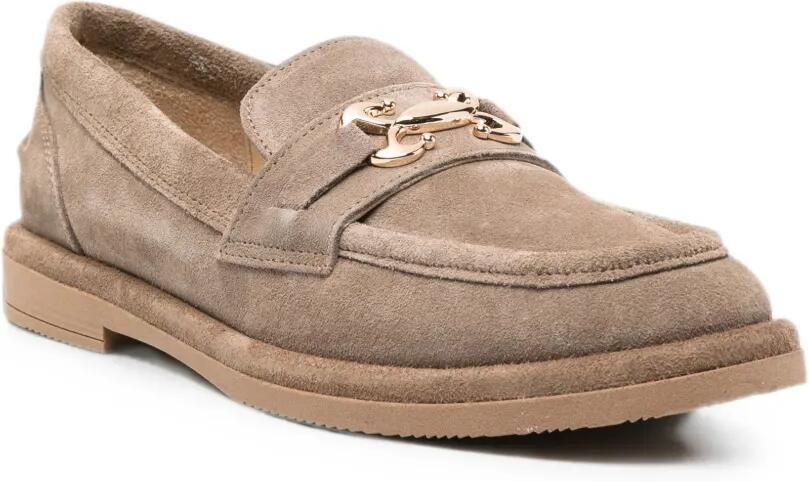 SERGIO MORETTI FIRENZE Horsebit loafers Beige - Foto 2