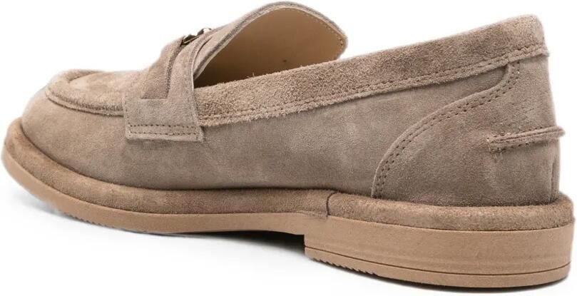 SERGIO MORETTI FIRENZE Horsebit loafers Beige - Foto 3