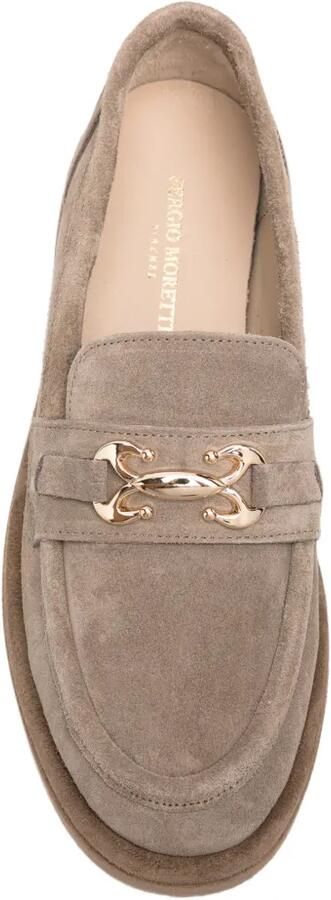 SERGIO MORETTI FIRENZE Horsebit loafers Beige - Foto 4