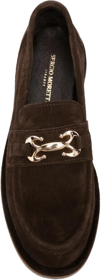 SERGIO MORETTI FIRENZE Horsebit loafers Bruin - Foto 3