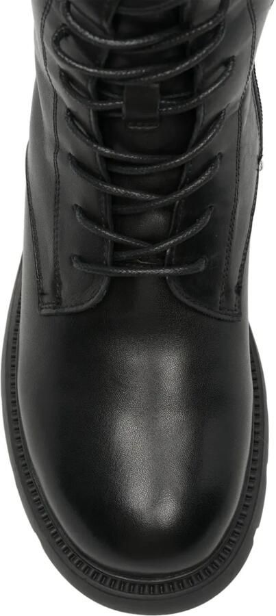 SERGIO MORETTI FIRENZE lace-up leather ankle boots Zwart - Foto 3
