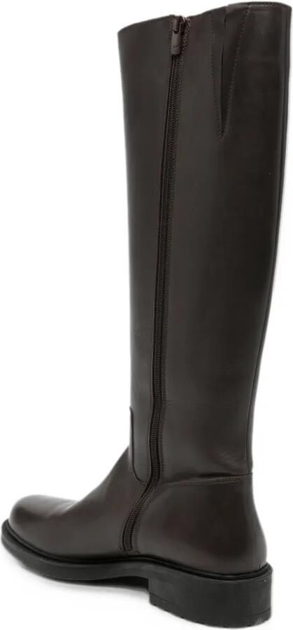 SERGIO MORETTI FIRENZE leather knee-high boots Bruin - Foto 3
