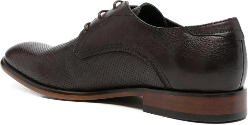 SERGIO MORETTI FIRENZE Leren Derby schoenen Bruin - Foto 3