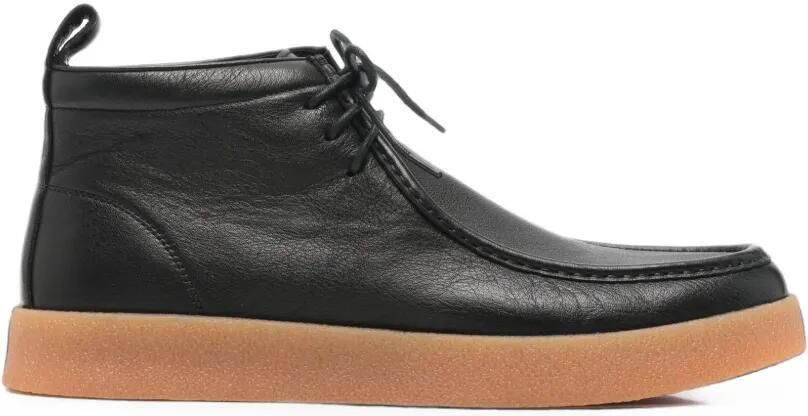 SERGIO MORETTI FIRENZE Leren desert boots Zwart