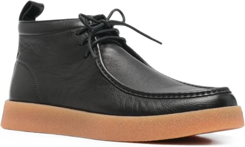 SERGIO MORETTI FIRENZE Leren desert boots Zwart - Foto 4