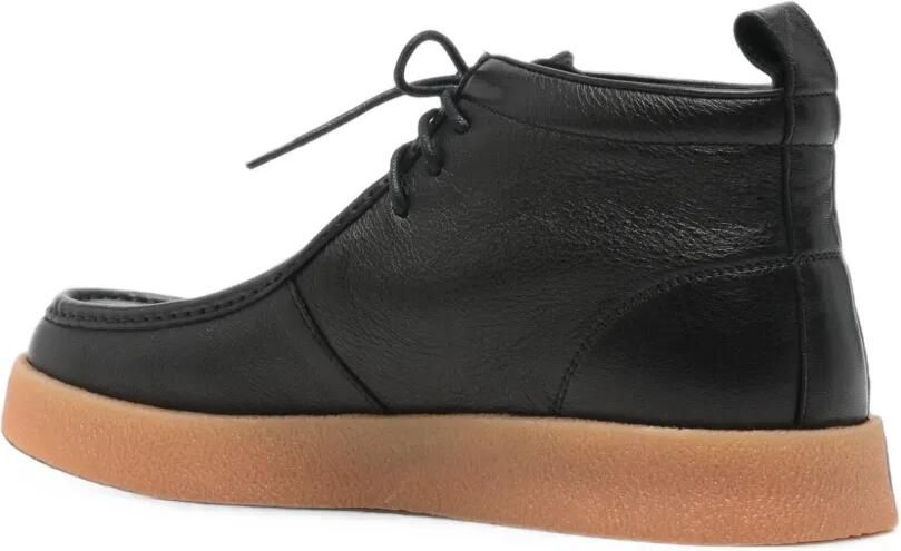 SERGIO MORETTI FIRENZE Leren desert boots Zwart - Foto 3