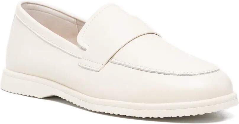 SERGIO MORETTI FIRENZE Leren loafers Beige - Foto 2