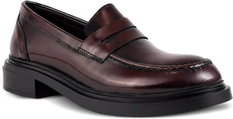 SERGIO MORETTI FIRENZE Leren loafers Bruin - Foto 2