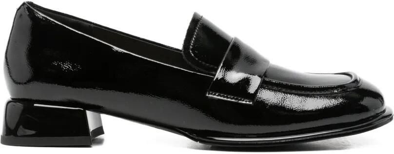 SERGIO MORETTI FIRENZE Leren loafers Zwart