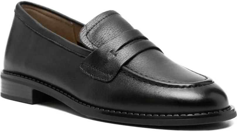 SERGIO MORETTI FIRENZE Leren loafers Zwart - Foto 2