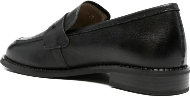 SERGIO MORETTI FIRENZE Leren loafers Zwart - Foto 3