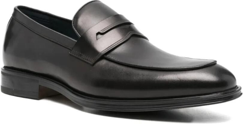 SERGIO MORETTI FIRENZE Leren loafers Zwart - Foto 2