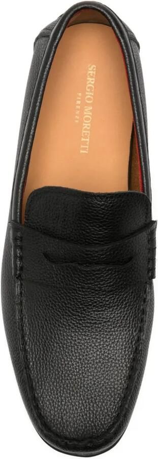 SERGIO MORETTI FIRENZE Leren loafers Zwart - Foto 3