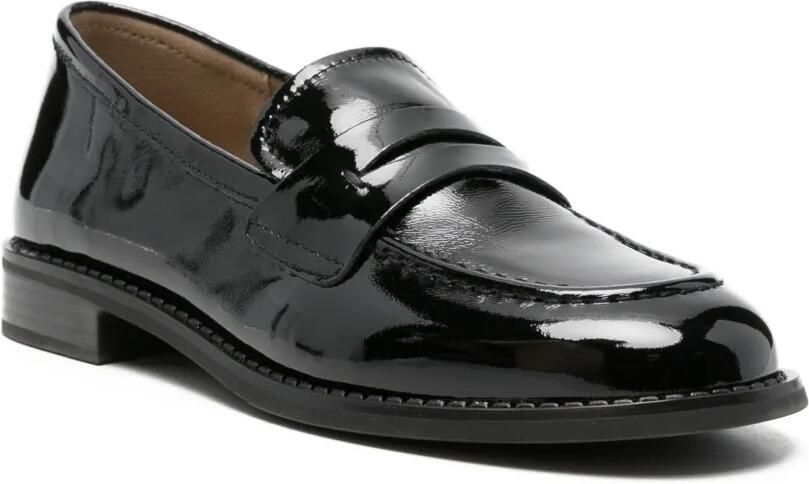 SERGIO MORETTI FIRENZE Leren loafers Zwart - Foto 2