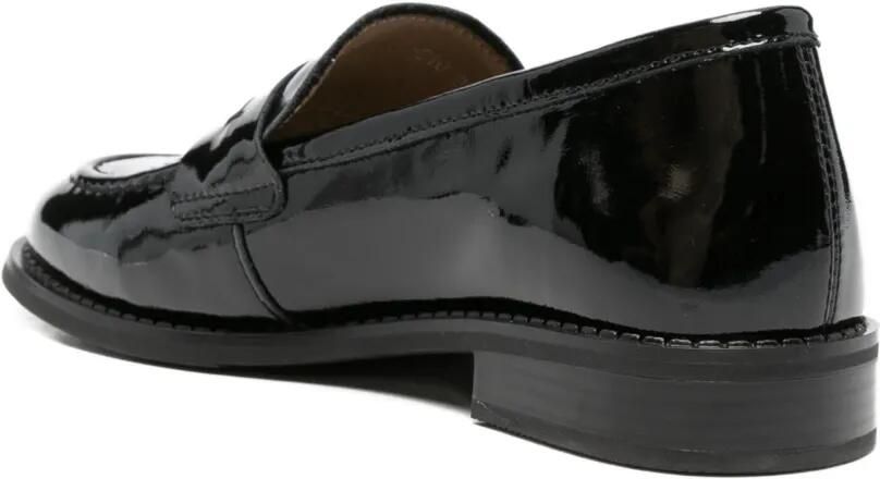 SERGIO MORETTI FIRENZE Leren loafers Zwart - Foto 3