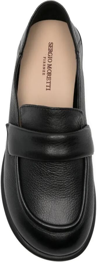 SERGIO MORETTI FIRENZE Leren loafers Zwart - Foto 3