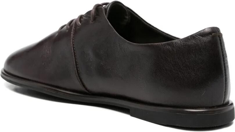 SERGIO MORETTI FIRENZE Leren Oxford veterschoenen Bruin - Foto 4