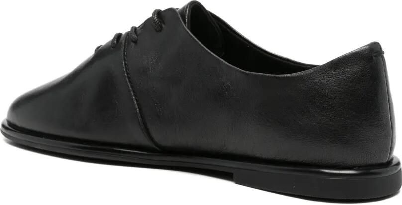 SERGIO MORETTI FIRENZE Leren Oxford veterschoenen Zwart - Foto 4