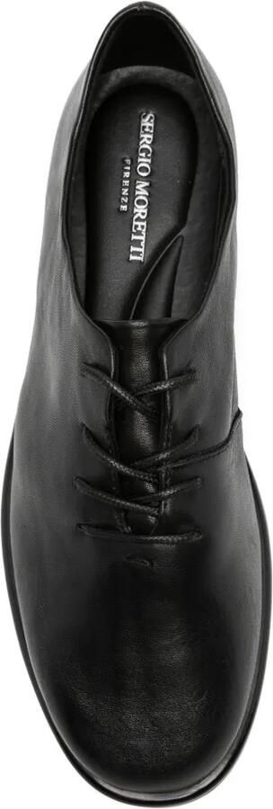 SERGIO MORETTI FIRENZE Leren Oxford veterschoenen Zwart - Foto 3