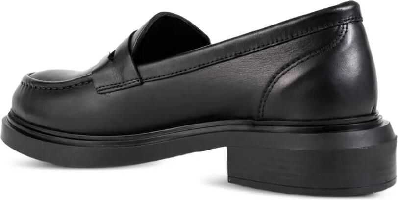 SERGIO MORETTI FIRENZE Leren penny loafers Zwart - Foto 3
