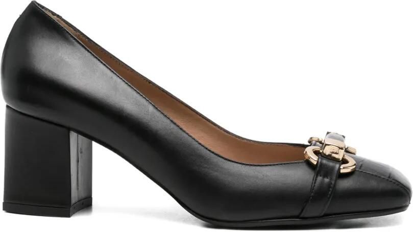 SERGIO MORETTI FIRENZE Leren pumps Zwart