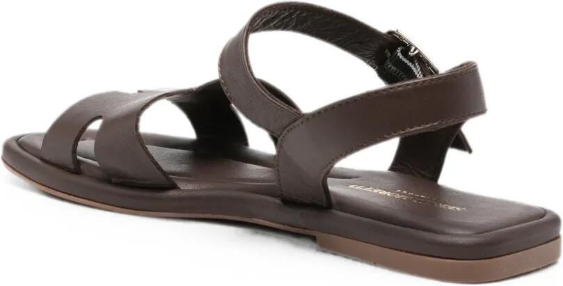 SERGIO MORETTI FIRENZE Leren sandalen met gesp Bruin - Foto 3