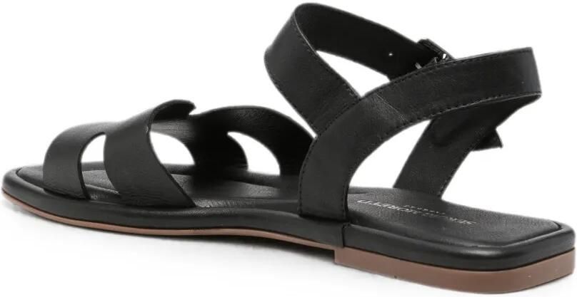 SERGIO MORETTI FIRENZE Leren sandalen met gesp Zwart - Foto 3