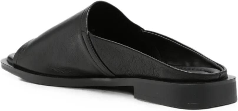 SERGIO MORETTI FIRENZE Leren sandalen Zwart - Foto 3