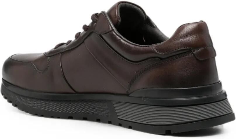 SERGIO MORETTI FIRENZE Leren sneakers Bruin - Foto 2