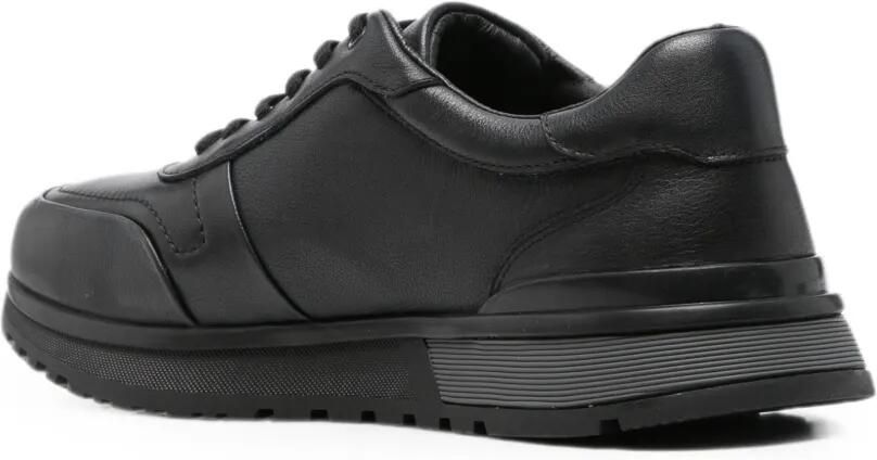 SERGIO MORETTI FIRENZE Leren sneakers met vlakken Blauw - Foto 2