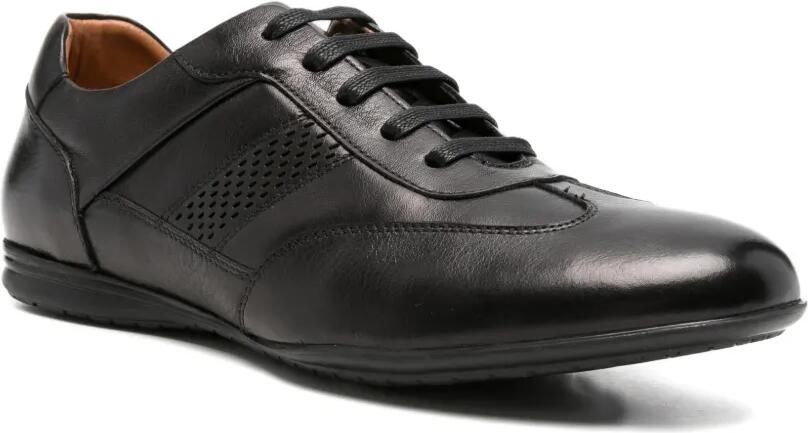 SERGIO MORETTI FIRENZE Leren sneakers Zwart - Foto 3