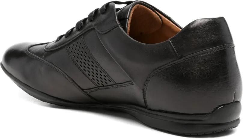 SERGIO MORETTI FIRENZE Leren sneakers Zwart - Foto 2
