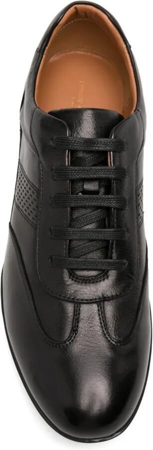 SERGIO MORETTI FIRENZE Leren sneakers Zwart - Foto 4