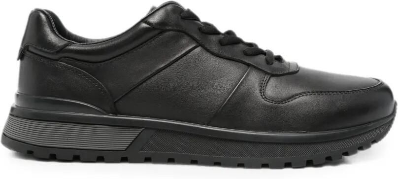 SERGIO MORETTI FIRENZE Leren sneakers Zwart
