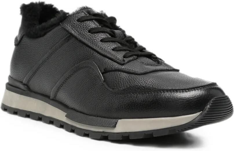 SERGIO MORETTI FIRENZE Leren sneakers Zwart - Foto 2