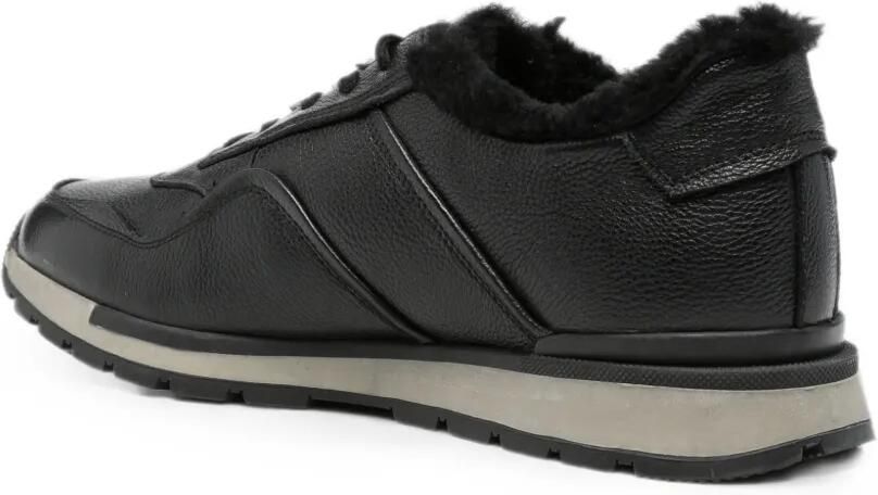 SERGIO MORETTI FIRENZE Leren sneakers Zwart - Foto 3