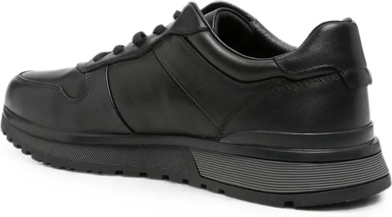 SERGIO MORETTI FIRENZE Leren sneakers Zwart - Foto 3