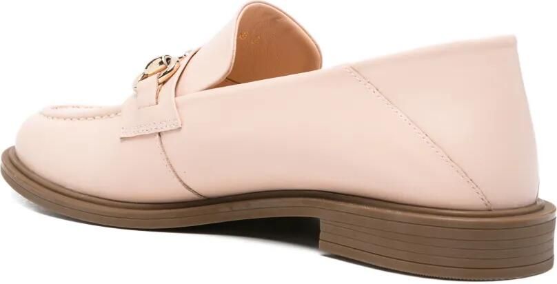 SERGIO MORETTI FIRENZE Loafers met horsebitdetail Roze - Foto 4