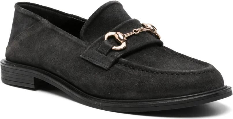 SERGIO MORETTI FIRENZE Loafers met horsebitdetail Zwart - Foto 3