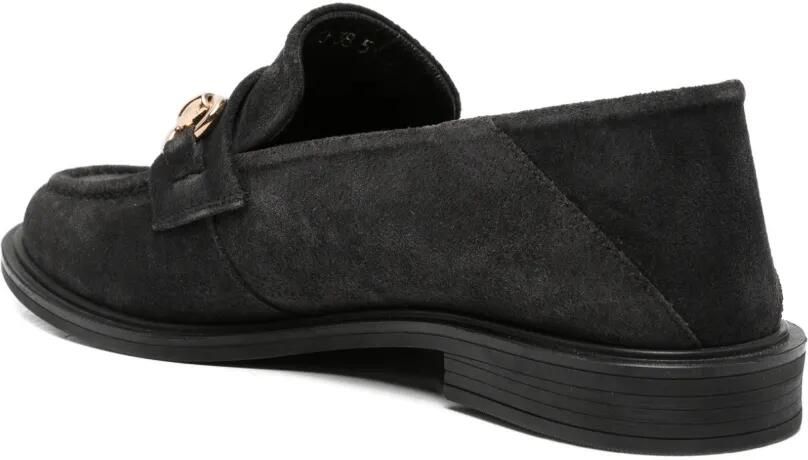 SERGIO MORETTI FIRENZE Loafers met horsebitdetail Zwart - Foto 2