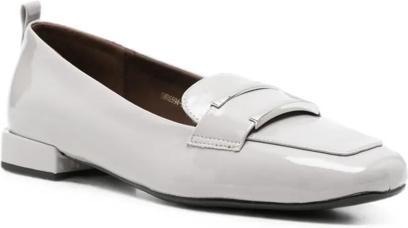 SERGIO MORETTI FIRENZE Loafers met metalen bandje Grijs - Foto 2