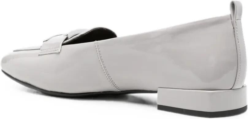 SERGIO MORETTI FIRENZE Loafers met metalen bandje Grijs - Foto 3