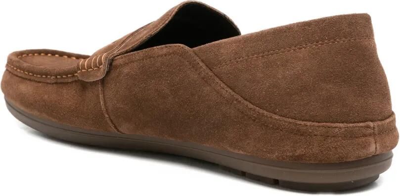 SERGIO MORETTI FIRENZE Loafers met suède afwerking Bruin - Foto 3