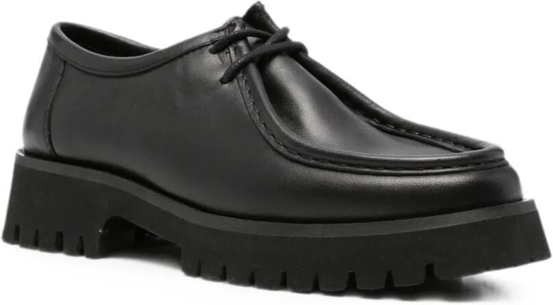 SERGIO MORETTI FIRENZE Loafers met veters Zwart