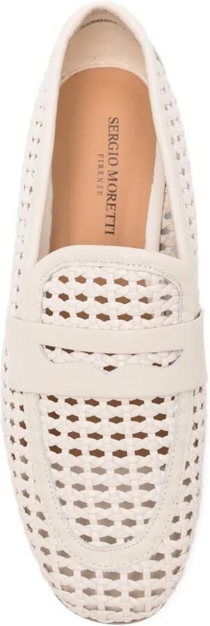 SERGIO MORETTI FIRENZE Penny loafers Beige - Foto 4