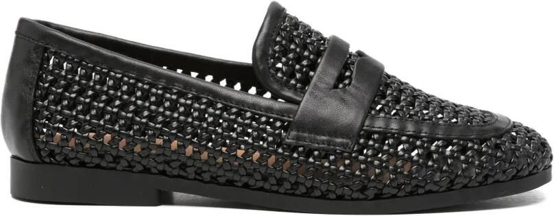 SERGIO MORETTI FIRENZE Penny loafers Zwart