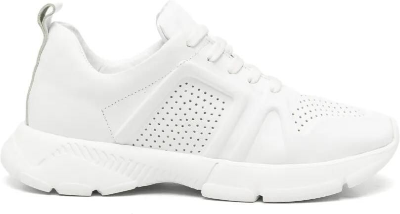 SERGIO MORETTI FIRENZE Sneakers met geperforeerd vlak Wit