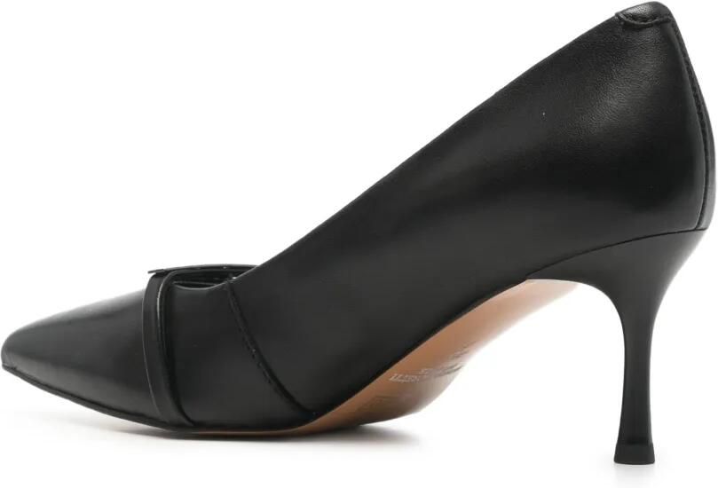 SERGIO MORETTI FIRENZE Pumps met puntige neus en staafdetail Zwart - Foto 2